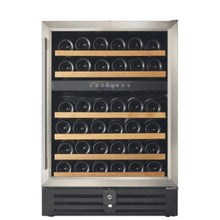Load image into Gallery viewer, Smith and Hanks 46 Bottle Dual Zone Wine Cooler with Stainless Steel Door Trim