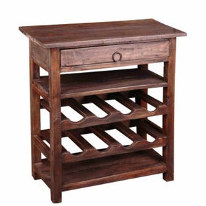 Wine Server – Rustic Mahogany_2