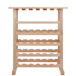 24-Bottle Wine Rack with Glass Rack_5