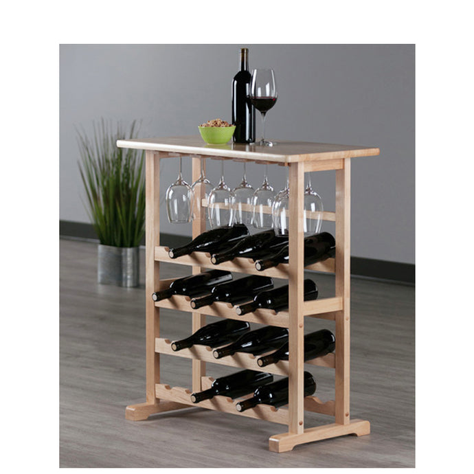 24-Bottle Wine Rack with Glass Rack_1