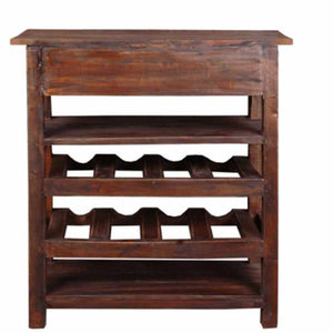 Wine Server – Rustic Mahogany_4