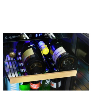 Wine and Beverage Cooler, Stainless Steel Door Trim