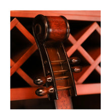Load image into Gallery viewer, Wooden Violin Shaped Wine Rack-10 Bottle Decorative Wine Holder_5Wooden Violin Shaped Wine Rack-10 Bottle Decorative Wine Holder_6