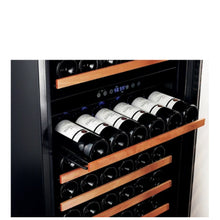 Load image into Gallery viewer, Smith and Hanks 166 Bottle Dual Zone Wine Cooler, Stainless Steel Door Trim