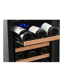 Load image into Gallery viewer, Smith and Hanks 32 Bottle Dual Zone Wine Cooler, Stainless Steel Door Trim