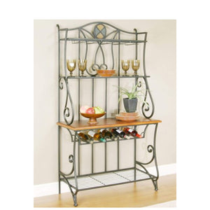 Vail Baker's Rack with Wine Holder