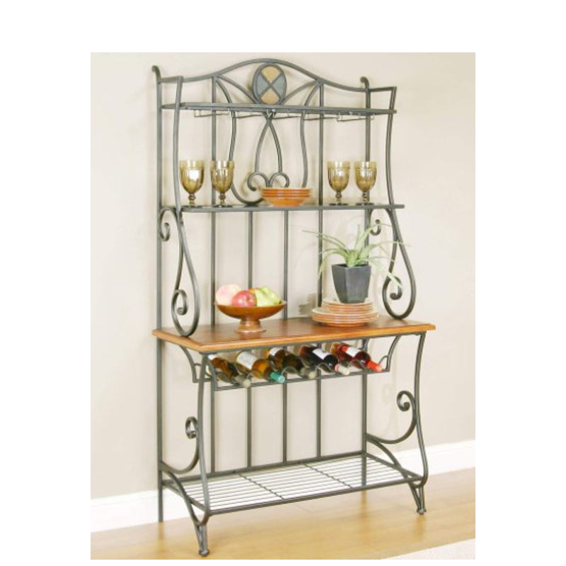 Vail Baker's Rack with Wine Holder