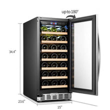 Load image into Gallery viewer, Sinoartizan 33 Bottle Single Zone Wine Cooler
