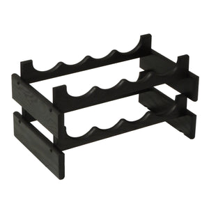 Solid Oak 8 Bottle Wine Rack (4 Colors)