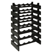 Load image into Gallery viewer, Solid Oak 28 Bottle Wine Rack (4 Colors)