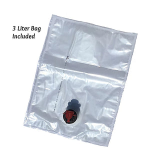 One 3 liter bag which is included