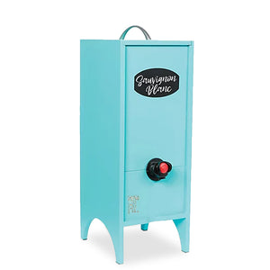 Turquoise wine tasting beverage dispenser