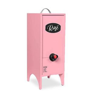 Pink wine tasting beverage dispenser