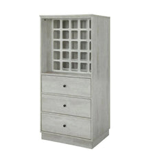 Load image into Gallery viewer, Wooden Wine Barrel Console Bar End Table Lockable Cabinet_2