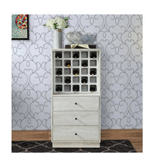 Load image into Gallery viewer, Wooden Wine Barrel Console Bar End Table Lockable Cabinet_7